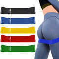 5 Levels Custom Logo Low MOQ Hip Loop Workout Yoga Booty Silicon Latex Resistance Band Set Wholesale