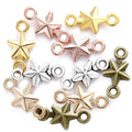 300pcs/bag 3 Color Metal Zinc Alloy MINI Five-pointed Star Charms Fit Jewelry Pendant Charms Makings DIY Handmade Craft L336