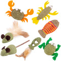 Hot-selling Natural Catnip Toys for Cat Multi Shaped Safety Cat Feather Toys Silvervine Matatabi Pet Cat Chew Toy