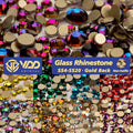 VDD Wholesale SS4-SS20 High Quality Glass Rhinestones Crystal Glod Back Flatback Strass Stones Nail Art DIY Crafts Decorations