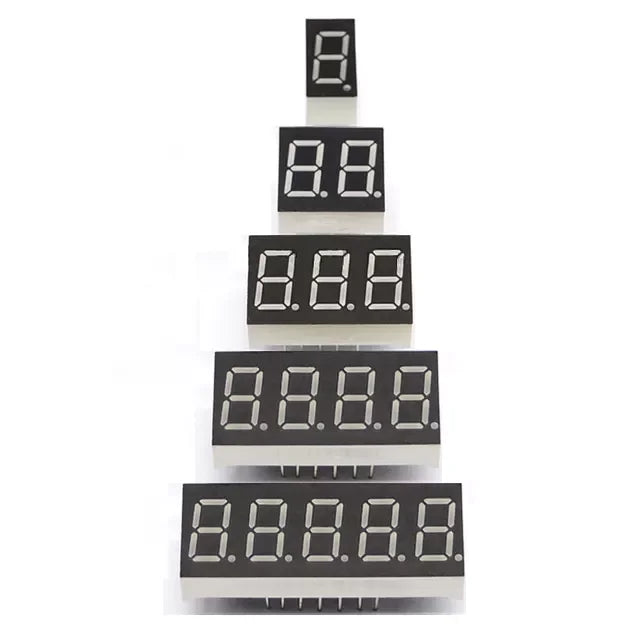 Good Price Led 025 028 036 039 04 056 08 Inch 1-2 -3 -4 Digit 7 Segment Display
