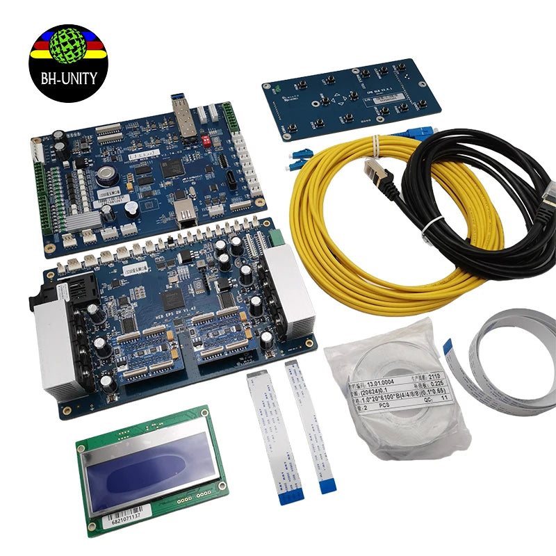 Hoson I3200 Boards Kit 2 Heads Head Board Main Board Kit Complete Kit for I3200-U1 Printhead Uv Flatbed Printer