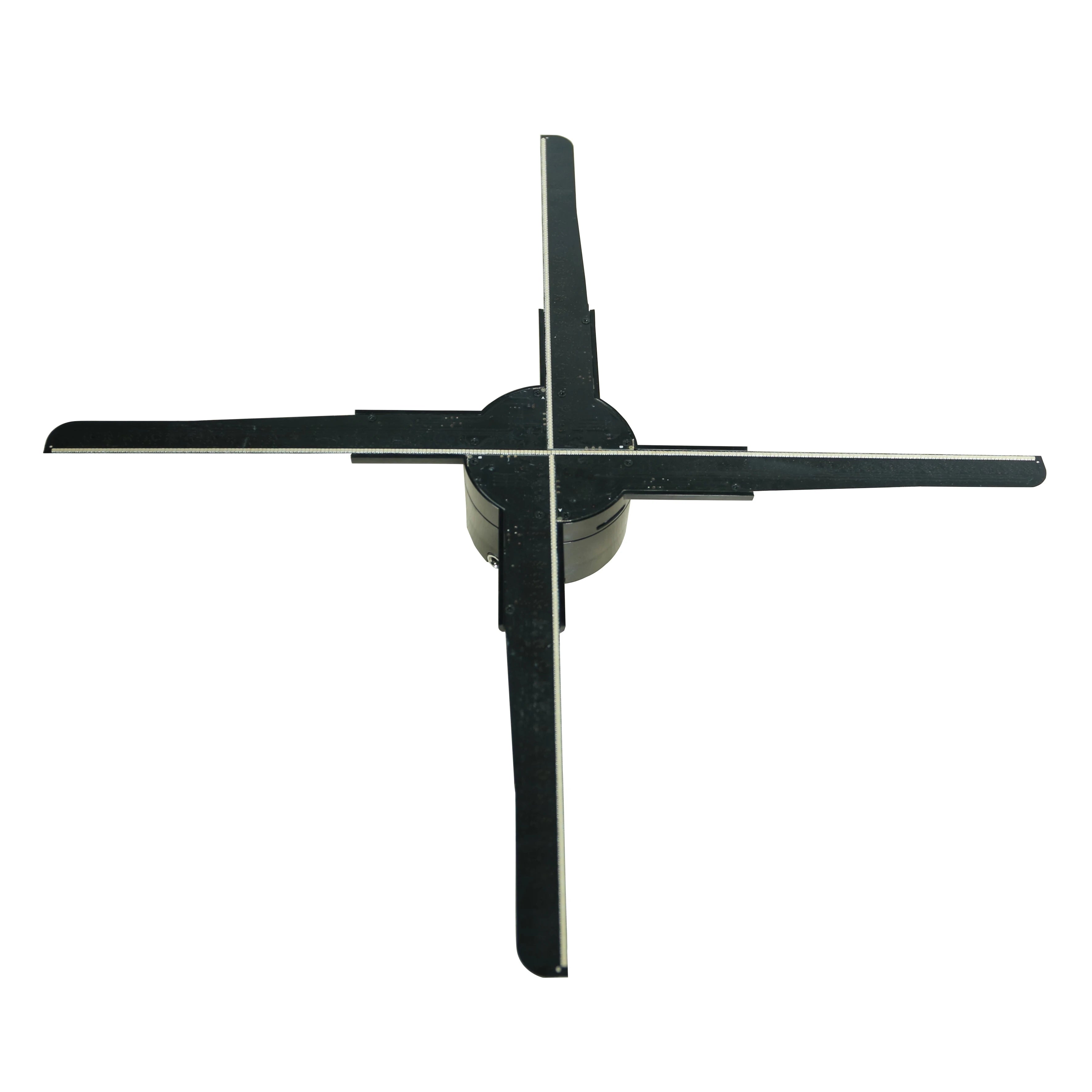 TK-S65 65cm Four Blades 704pcs LED Lights Wifi App Remotely Control Support Splicing Multiple 3D Fan Advertising Hologram 3D