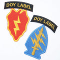 Embroidery Patchs De Broderie Supplier Custom Logo Iron on Parche Embroidered Patches for Clothing