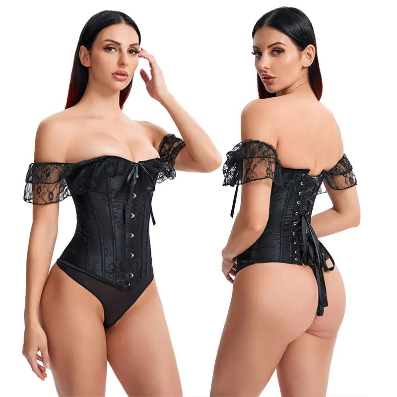Slimming Tummy Belt Sexy Cut Tops Corset Women's Underwear Shaping Corset With Bra