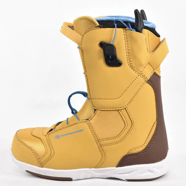 Custom Snowboarding Shoes Adult Outdoor Cold-resistant Lace-up Snowboard Boots