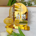 Muslim Home Decor Ramadan Acrylic Countdown Calendar for Islam Observance with Unique Number Shape