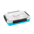 Portable Food Grade Stainless Steel Children's Lunch Box 5 Compartment Bento Style PP Lid Easy Clean Freshness Preservation