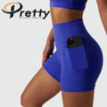 Good Selling Workout Fitness Leggings Sports Biker Shorts Butt Lifting High Waist Women Hot Shorts Yoga Shorts