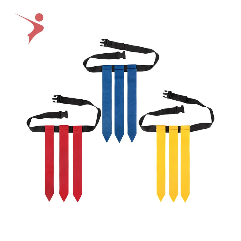 Magic Buckle Rugby FlagSet Flag Football Belts for American Football Match Training Customs Flag Soccer Belt