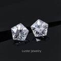 Luster jewellery GRA certificate VVS gemstone fancy cut moissanite diamond