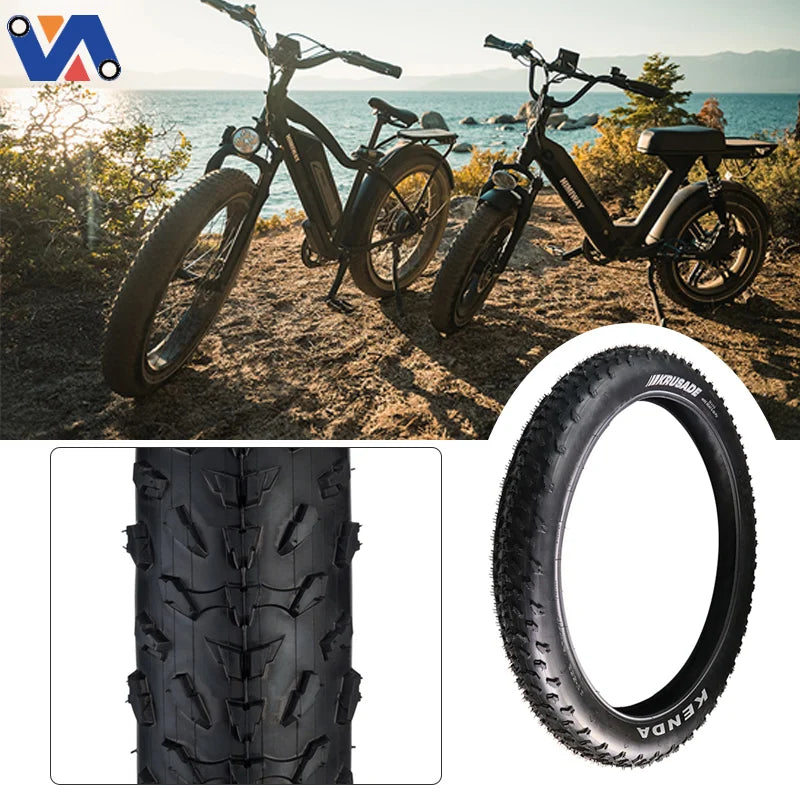 New Image EU Stock Fat Bike Tyre 20x4 KENDA K1188 Electric Bicycle Cycle Tires 20x4.0 20 Inch MTB Bike Tire for Ouxi/Engwe/V20