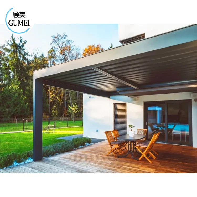 China Factory Drict Sale Balcony Garden Terrace Home Decoration Pergola 3x3m