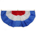 2022 New Goods 40x90cm Polyester Luxembourg Half Fan Banner Flag