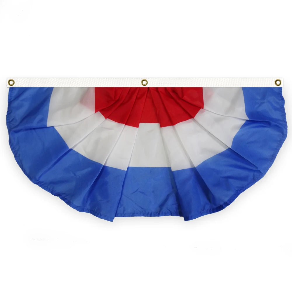 2022 New Goods 40x90cm Polyester Luxembourg Half Fan Banner Flag