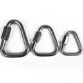 Stainless Steel Triangle Arc Climbing Carabiner Clip Hook