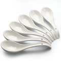 Oriental Soup Dumpling Spoon Ceramic Chinese Food Spoon for Noodles
