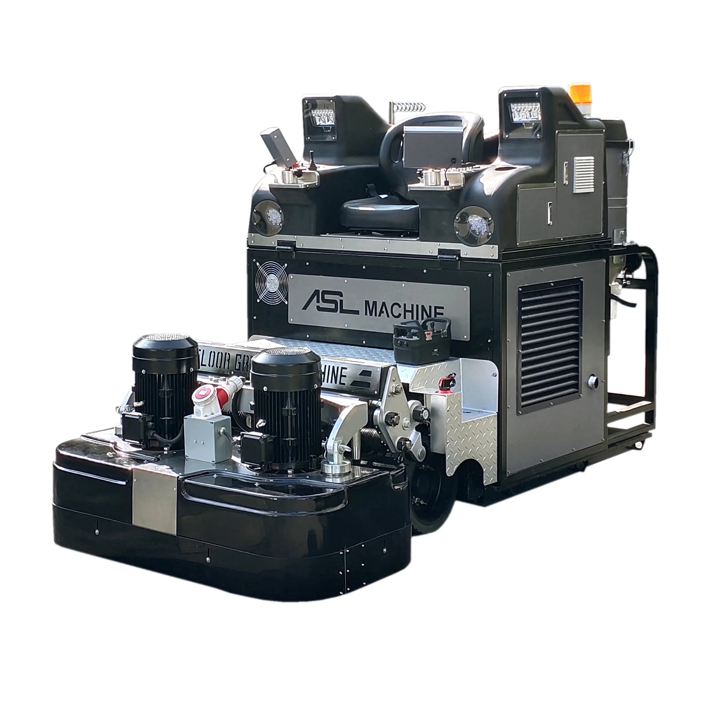24-Disc Cement Pavement Polisher with High Gloss Finish Remote Control Dust-Free Grinder Manual Grade Engine Gear Motor Pump