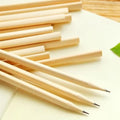 NEW Students Simple Style Blank Nontoxic Environmental Wooden Pencils Kawaii Painting Log Pens for Kids Wooden Lead Pencils