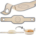Long Straps Non-stick Easyto Clean Reusable Silicone Baking Mat Dutch Oven Bread Baking Sheet  With Long Handle for Dough Pastry