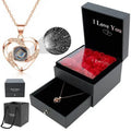 2026 Elegant Preserved Artificial Eternal Rose Jewelry for Mother's Day New Year Thanksgiving-Female Necklace Valentines Day