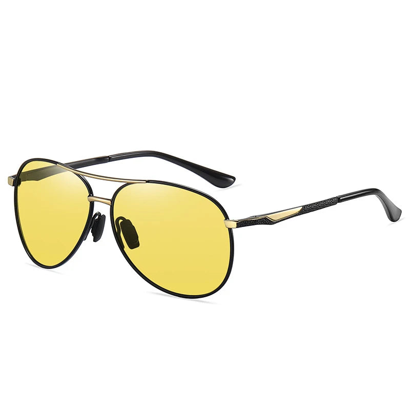 2022 New Arrivals Luxury Fashion Aviation Photochromic Sun Glasses Custom Trendy Men Polarized Shades Sunglasses