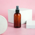 Wholesale 4oz Amber Pump Sprayer Bottles with Custom Packaging Screen Printed Surface Dropper