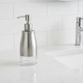 Stainless Steel Watch Case Liquid Pump Bottle for Kitchen Bathroom Hand Dish Lotion Countertop Soap Dispensers