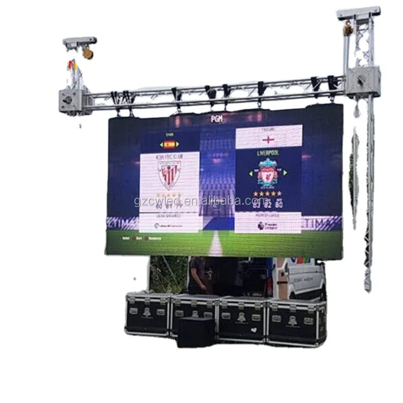 Event Equipment Leasing LED SCREEN for Rental P4.81 LED Wall Display Outdoor