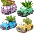 Hot Sale Cement Car Succulent Planter Flower Pots Succulent Plants Containers Mini Flower Pots With Holes for Cactus Decor