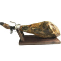 Spanish Hams and Italian Prosciutto Sturdy Design Premium Wooden Ham Stand Ham Holder With Metal Support