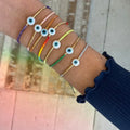 Go2boho Evil Eye Children's Bohemian Rainbow Bead Bracelet Fashion Adjustable Rope Jewelry 2023 Miyuki Beads Anniversary