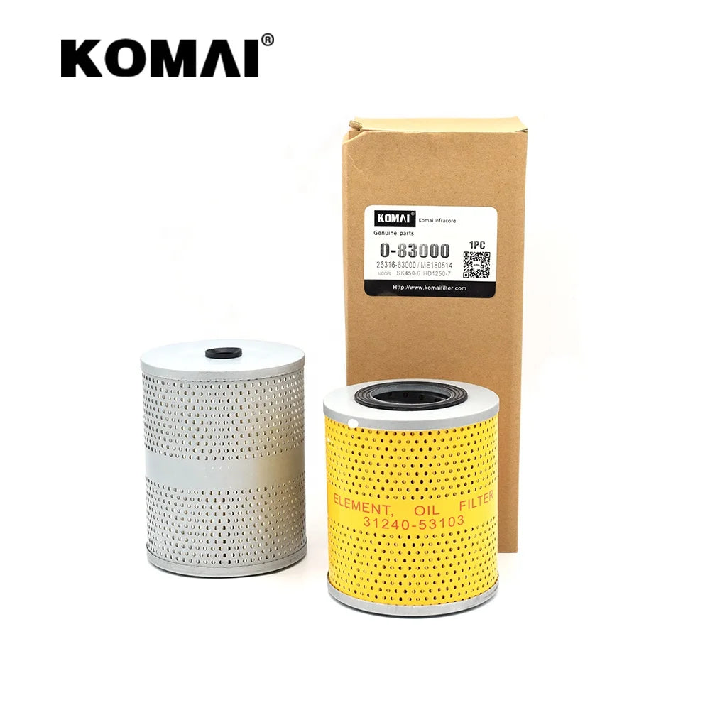 346372A1 346371A1 Lube Filter Kit LF3447 LF3432 26316-83000 ME064356 Oil Filter for Excavator