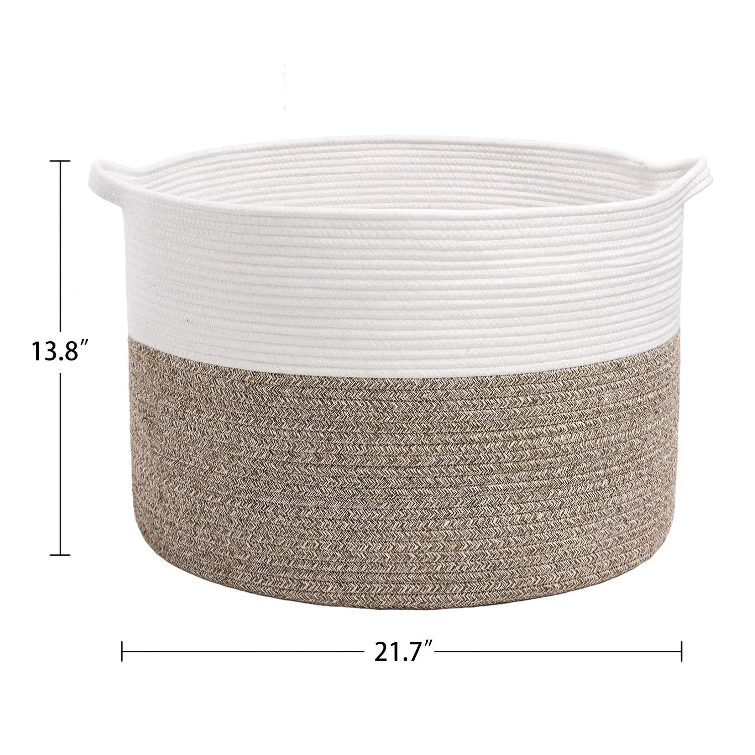 Cheap Hot Sale Diaper Storage Bag Outdoor Soft Cotton Rope Storage Basket for Cloth