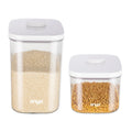ANYA Transparent Rectangle 6/12L BPA Free Eco-Friendly Airtight Food Grade Plastic Storage Container Press Seal Lid for Kitchen