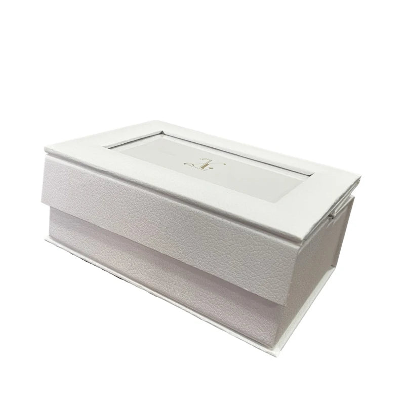 Custom Jewelry Piano Lacquer Rigid Cardboard Paper Foldable Clothes Shoes Magnetic Black Luxury Gift Box