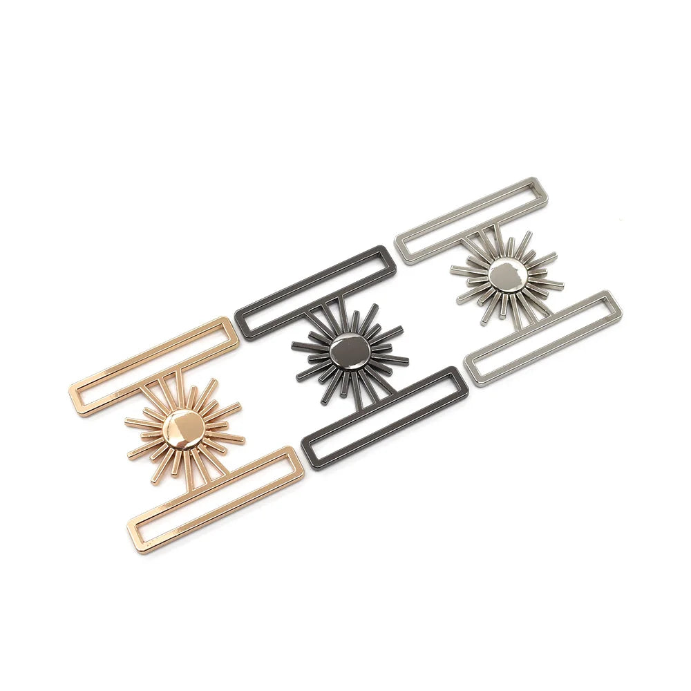 Luxury Sun Shape Front Swimsuit Buckle Corrosion-ResistantWomen's Swimwear Tropical Jewelry Underwear Accessories
