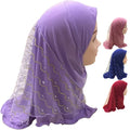 Wholesale Direct Selling New Style Hijabs  Manufacturers Stock for Little Girls Hijabs Instant Hijab Kids