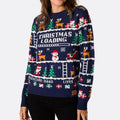 Eco-friendly OEM ODM Retro Video Game Christmas Sweater for Women Knitted Holiday Pullover Top Casual Knitwear for Winter Season