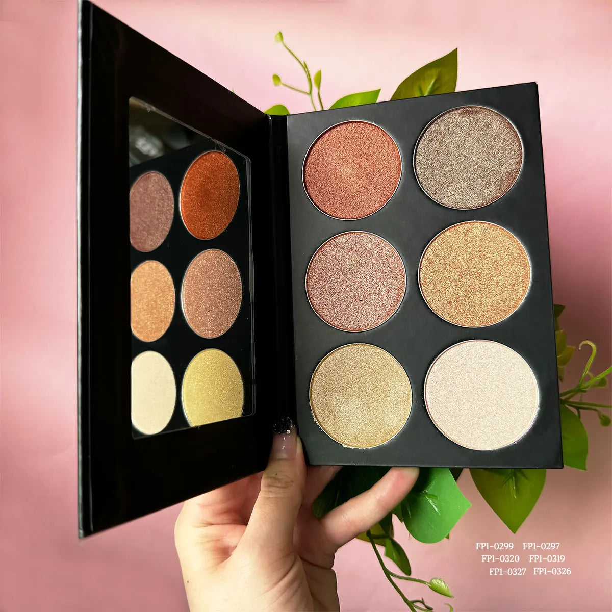 Makeup Highlighter Palette Multi Color Private Label Luxury Vegan Pigment Highlighter Makeup