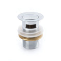 Modern Hotel Basin Sink Pop up Drain Overflow Chrome Finish YuChen G 1 1/4" Easy Clean 2-Year Warranty Free Sample OEM Accepted