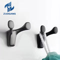 Modern Nordic Flower Decorative Wall Hanger Hook Coat Zinc Alloy Eco-Friendly Foldable Customized Logo Multifunctional Model