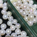 Zhuji 3A Factory Price Custom-made 2.5mm-8mm Freshwater Loose Pearls in White Pink Purple Round pearl earrings