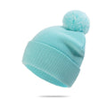 BSCI Factory Oversized Unisex Knit Winter Beanie Hats with Pom Pom Custom Logo Character Pattern Digital Printing