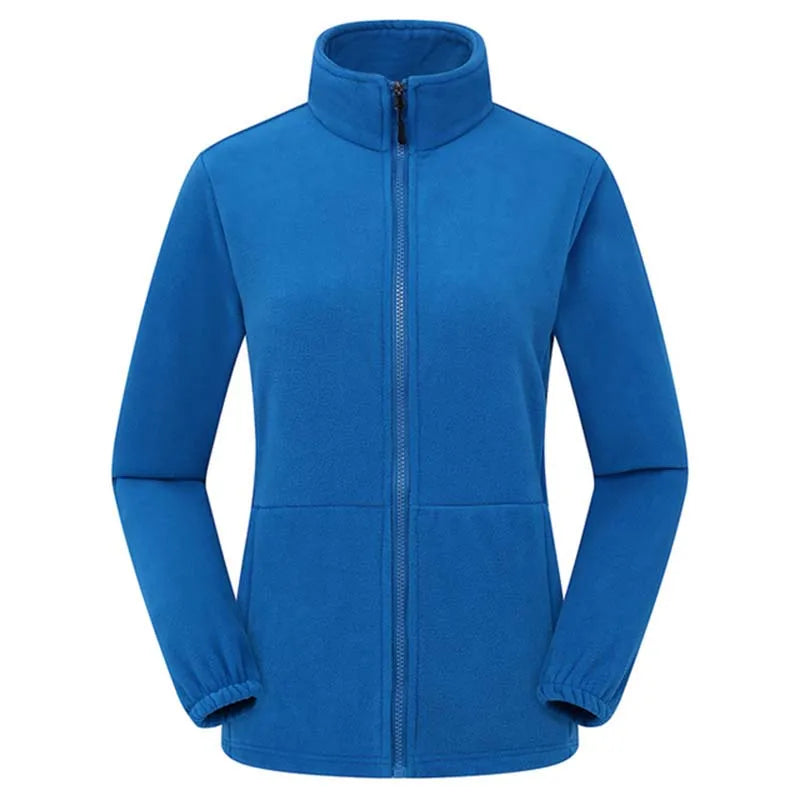 JK121201 Outdoor Sport Polar Fleece Jackets Winter Ski Coats Trekking Camping Hiking Half Jacket for Women
