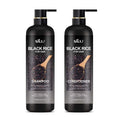 Free Sample Private Label Anti-Dandruff Nourishing Natural Black Rice Hair Shampoo and Conditioner Set