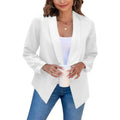 Women Cardigan Blazers Formal ClothesWinter Custom Casual Solid White Office Work Blazer Jacket for Women Slim Fit Blazer