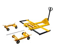 CE Car Jack 2500kg Hydraulic Pallet Truck Car Mover Dolly Trailer Small Car Tow Moving Dolly Trailer