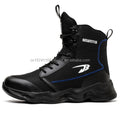 Wholesale Men's Waterproof Puncture-Proof Steel Toe Hiking Safety Shoes Microfiber Leather Upper Rubber Outsole-China