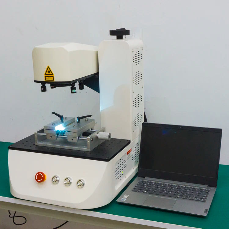 Mini Jewelry Fiber Laser Marking Machine for Metal Gold Sliver Ring Portable